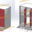 Шкаф сумочный разборный 1200х500х970 (ШхГхВ) 8-ячеечный (стол-тумба) S-0,8 мм - uralbiznesstroi.ru – Омск
