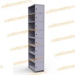  Шкаф сумочный разборный 300х500х1850 (ШхГхВ) 1х секционный 8-ячеечный S-0,6 мм (Дополнительная секция) - uralbiznesstroi.ru – Омск