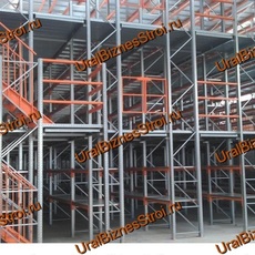 Мезонинный стеллаж 60м*32м 2 этажа 3840 м2 - uralbiznesstroi.ru – Омск