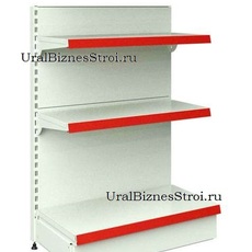 Торговый пристенный стеллаж 1450*400*900 3 полки - uralbiznesstroi.ru – Омск
