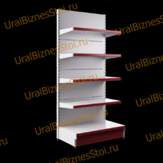 Торговый пристенный стеллаж 2350*400*1000 5 полок - uralbiznesstroi.ru – Омск