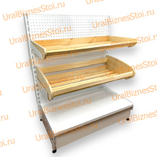 Торговый стеллаж для хлеба 1450*500*900 3 полки - uralbiznesstroi.ru – Омск