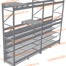 Стеллаж Cash & Carry 4000*4400*1050 - uralbiznesstroi.ru – Омск