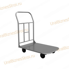 Телега грузовая платформенная ТПР-100 (500*800), г/п - 500 кг, два поворотных колеса - uralbiznesstroi.ru – Омск
