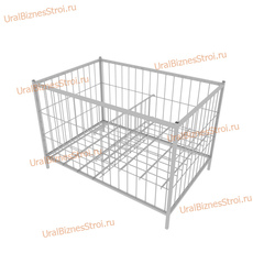 Корзина экспозиционная 1200х600х850(400) - uralbiznesstroi.ru – Омск