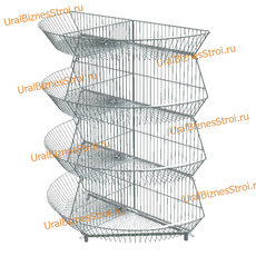 Горка из корзин полукруглая (КОШ) 3+1 облегченная - uralbiznesstroi.ru – Омск