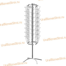 Стойка для прайс-листов 4-х сторонняя, 32 ячейки, формат А4 - uralbiznesstroi.ru – Омск