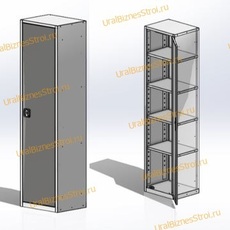 Шкаф архивный 1850*425*400 1-дверный - uralbiznesstroi.ru – Омск