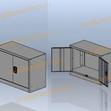 Антресоль для шкафа архивного 460*850*400 2-дверный - uralbiznesstroi.ru – Омск