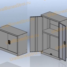 Антресоль для шкафа архивного 925*1000*400 2-дверный - uralbiznesstroi.ru – Омск