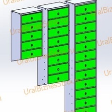 Ящики почтовые - uralbiznesstroi.ru – Омск