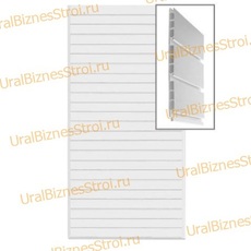 Экономпанель 1200*2400 РР пластик белая (вертикально) - uralbiznesstroi.ru – Омск