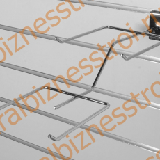 F 116 Вешалка для поясов и галстуков,300 мм, хром - uralbiznesstroi.ru – Омск