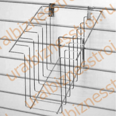 F 120/8 Держатель для рубашек 28,8*42,6*23,6 хром - uralbiznesstroi.ru – Омск