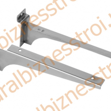 F 224 Кронштейн для полки усилен.200 мм хром, пар - uralbiznesstroi.ru – Омск