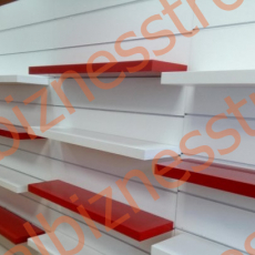 Полка ЛДСП/600*200/(красная) - uralbiznesstroi.ru – Омск