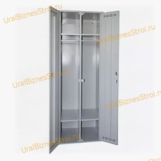 Шкаф гардеробный двухсекционный (Две двери) 1850*500*500 S-0,8мм - uralbiznesstroi.ru – Омск