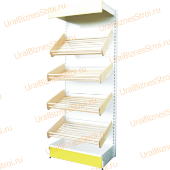Торговый стеллаж для хлеба 2350*500*900 5 полок - uralbiznesstroi.ru – Омск