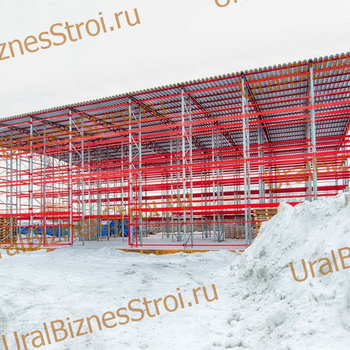 Строительство самонесущего склада 15000*25000*9000мм 4 ярусов - uralbiznesstroi.ru – Омск