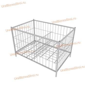Корзина экспозиционная 1200х600х850(400) - uralbiznesstroi.ru – Омск