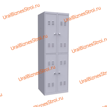 Шкаф гардеробный 4 секционный 4 двери 1850*500*800 S-0,8мм - uralbiznesstroi.ru – Омск
