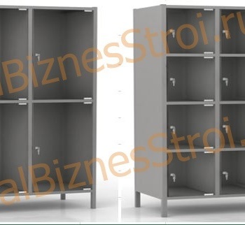  Шкаф сумочный разборный 900х500х1850 (ШхГхВ)  12-ячеечный S-0,8 мм - uralbiznesstroi.ru – Омск