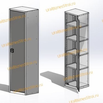 Шкаф архивный 1850*425*400 1-дверный - uralbiznesstroi.ru – Омск