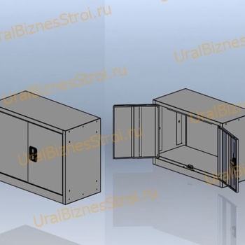 Антресоль для шкафа архивного 460*850*400 2-дверный - uralbiznesstroi.ru – Омск