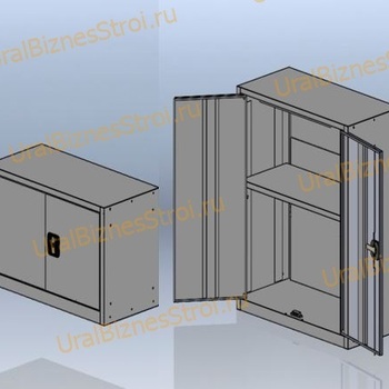 Антресоль для шкафа архивного 925*850*400 2-дверный - uralbiznesstroi.ru – Омск