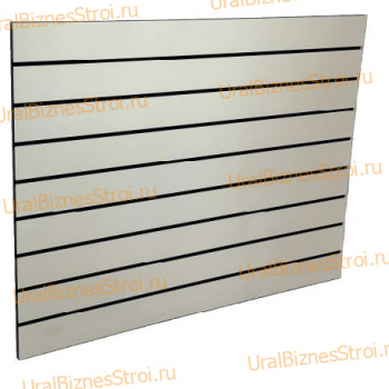 Экономпанель 1200*2400 (NS черн. МДФ) белая (Вертикально) - uralbiznesstroi.ru – Омск