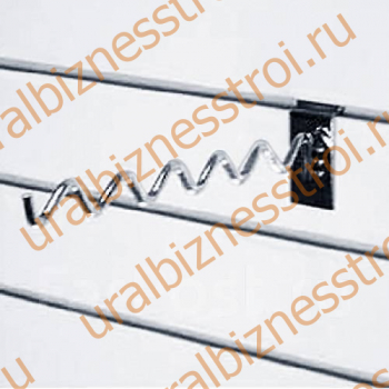 F 107 Кронштейн- змейка, 300 мм., хром - uralbiznesstroi.ru – Омск