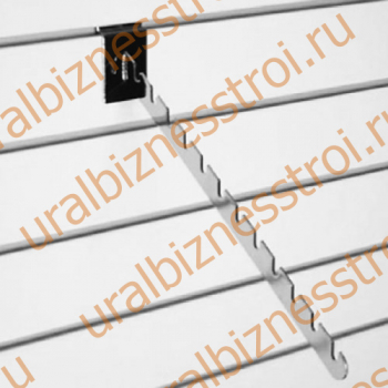 F 110 Держатель наклонный с 10-ю выемками, 400 мм, хром - uralbiznesstroi.ru – Омск