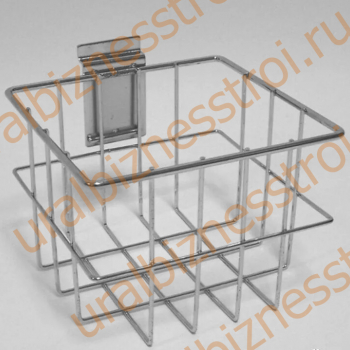 F 198 Корзина маленькая 390*300*125 хром - uralbiznesstroi.ru – Омск