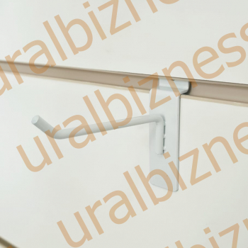 F 290 Крючок 100 мм белый (4мм) - uralbiznesstroi.ru – Омск