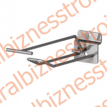 F326-200 Еврокрючок с ценник-лем,200мм,хром - uralbiznesstroi.ru – Омск